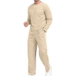 Conjunto Deportivo Unisex de Poliéster Grueso, Estilo Urbano, Color Sólido, con Capucha y Logotipo Personalizado - Product Image 3