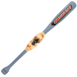 34"/ 43 oz Gray Heavy Weight Two Handed <b>Baseball</b> & Softball <b>bat</b> with Solid Maple Wood for to Improve Strength By NAQASH SPORTS - Product Image 1