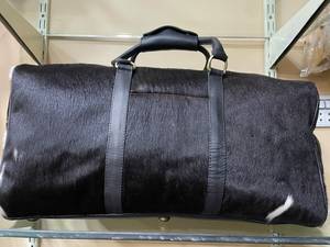 Bolsa de Viaje de Cuero Genuino de Vaca Hairon Hecha a Mano 2026, Mochila de Gran Capacidad con Cierre, Bolsa de Fin de Semana Portátil - Product Image 5