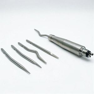 Tooth Air Turbine Dental Luxating Elevator With 5 Tips / Stainless Steel Oral Dental Extraction Surgery Instrument <b>Set</b> - Product Image 3