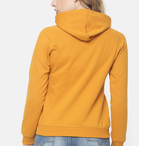 Sudadera con Capucha Personalizada para Mujer, Manga Larga, Color Sólido, Tejida, Transpirable, con Bolsillos, Corte Regular, para Otoño - Product Image 2