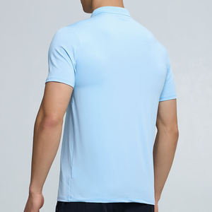เสื้อยืดโปโลผู้ชายคุณภาพสูง ปปกติดกระดุม ผ้าโพลีเอสเตอร์ ขายส่ง - Product Image 4