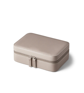 Portafolio organizador de viaje de cuero genuino con 2-3 compartimentos, bolsa para documentos con cremallera, maletín vintage para oficina, organizador de viaje. - Product Image 1