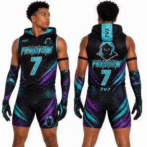 Uniforme de Entrenamiento de Fútbol 7V7, Conjunto de Sudadera sin Mangas Sublimada, Ropa Deportiva Transpirable y Ligera, Proveedor OEM al por Mayor - Product Image 1