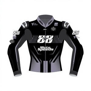 Miguel Oliveira MotoCP <b>Racing</b> Ramaha <b>Jacket</b>/Chaquetta Premium Cowhide Kangaroo Leather <b>Racing</b> <b>Jacket</b> High-Speed CE - Product Image 1