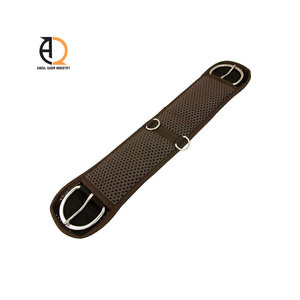 Professional High Quality Equestrian Adjustable Leather Dressage Horse Girth with Fur Accepted Equine Products - Product Image 3