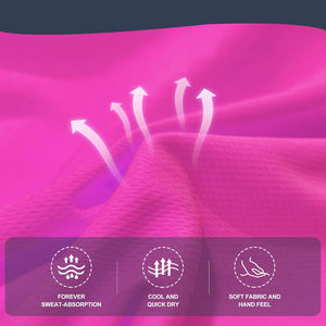 Chemise de travail haute visibilité à manches longues pour hommes, vêtements de travail réfléchissants, rose fluo, haut de travail de construction haute visibilité avec bandes - Product Image 6