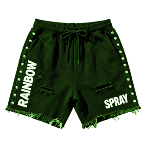 <b>Men</b> <b>Studded</b> Cotton Streetwear Shorts Relaxed Fit Casual Summer Shorts Durable Breathable Fashion Hip Hop Shorts OEM ODM - Product Image 3