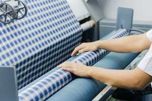 Aristino, camisa de vestir antiarrugas transpirable con cuello mandarín a rayas azules para hombre ALS0480Z, venta al por mayor, precio caliente, producto superior - Product Image 6