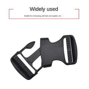 Durable Black Plastic Side Release Sliding Buckles for Bags Belts <b>Backpack</b> Luggage <b>Straps</b> Garment Accessories - Product Image 4