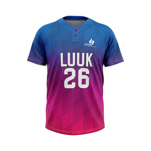 เสื้อเบสบอลแบบกำหนดเอง ชุดทีมพร้อมพิมพ์ชื่อ เบอร์ และโลโก้ - Product Image 3