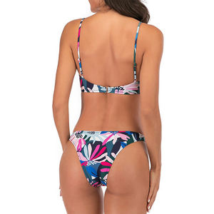 Ensemble de bikini sexy deux pièces pour femme, maillot de bain respirant en Spandex/Nylon, séchage rapide, léger, logo personnalisé, placement avant, tendance, OEM - Product Image 4