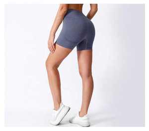 Shorts Deportivos de Cintura Alta con Efecto Push-Up, 25 Colores, para Gimnasio, Yoga, Fitness, Running, Sin Costuras, Transpirables, con Logotipo Personalizado, Proveedor OEM - Product Image 1