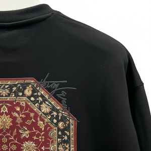 Sudadera de Forro Polar para Hombre, Cuello Redondo, Diseño de Personajes Bordados, Resistente al Viento e Impermeable, Mezcla de Poliéster/Algodón, Corte Regular - Product Image 5