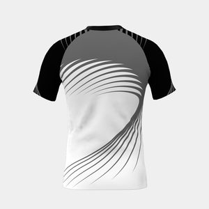 Custom Unisex Short Sleeve Rash Guard <b>Compression</b> <b>Shirt</b> Anti-UV Quick Dry Polyester/Spandex 220g Gym Fitness MMA Sportswear - Product Image 2