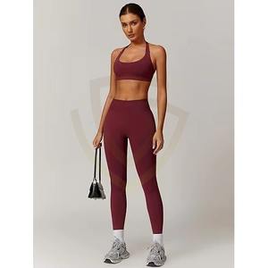 Ensemble de yoga sur mesure de haute qualité pour femmes, ensembles de sport, faible MOQ, vêtements de sport sur mesure, ensemble soutien-gorge et legging - Product Image 4