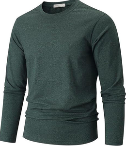 Vente en gros de t-shirts pour hommes à manches longues, de haute qualité, coupe classique, 100% coton, imprimés - Product Image 5