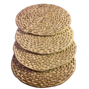 Elegant Rattan Place-<b>mat</b> <b>Kitchen</b> <b>Mats</b> & Pads Coaster with Insulation for Dish Coffee Cup Table Decor At Wholesale Low Price - Product Image 1