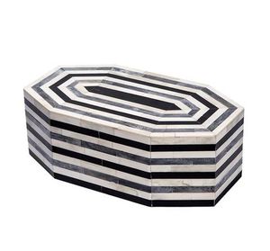 Boîte décorative artisanale en os incrusté, motif unique, organiseur de bijoux, élégant accent pour la maison et le bureau - Product Image 4