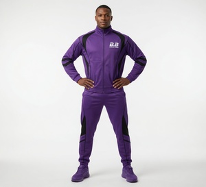 Winter Hooded Lightweight Windbreaker Track Suits Spandex/Polyester Breathable Plus Size Two Piece Sets for Men and <b>Women</b> - Product Image 4