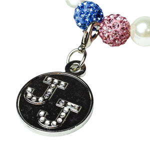 Crystal and Pearl Beaded <b>Bracelet</b> with Crystal Charm <b>Stretch</b> Wrist <b>Bracelet</b> Fashion Jewelry Gift for Women Everyday Wear - Product Image 2