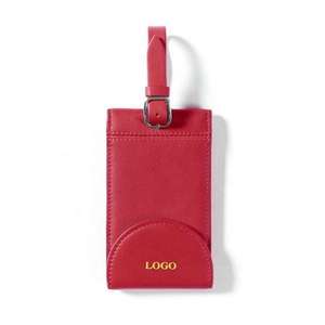 Étiquettes de bagages créatives en cuir PU résistant à l'eau, motif uni, sangles tendance, étiquettes nominatives souples pour valises de voyage - Product Image 6