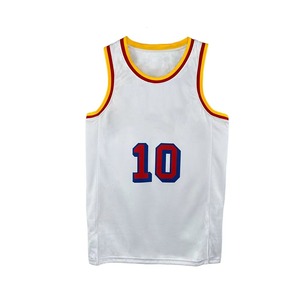 Nueva Llegada de Camisetas de Baloncesto en Oferta, Baratas, Transpirables, de Malla 100% Poliéster, Personalizadas, sin Mangas, de Secado Rápido y Ecológicas - Product Image 1