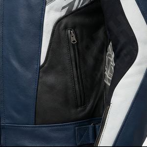 Blouson de moto stylé en cuir personnalisé pour la course, la protection et le tourisme, couleur sur mesure - Product Image 5