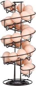 Panier de rangement décoratif en fil métallique de style unique pour œufs, pour la maison et la cuisine, avec poignée confortable - Product Image 2