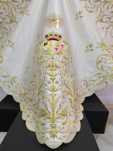 ชุดเดรสปาร์ตี้ Nazareno 4 ฟุต ปักลายพิเศษ ด้วยด้ายทองคำสังเคราะห์ทอมือ สองสี ทวีโทน ทรีส โพเทนซิยาส คันโตเนราส ป้องกันความชื้น - Product Image 2