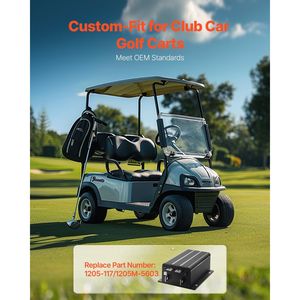 Centralina Motore DC 36V di Ricambio per Golf Cart Club Car, Protezione IP65, Controllo Velocità a Frequenza Variabile - Product Image 2