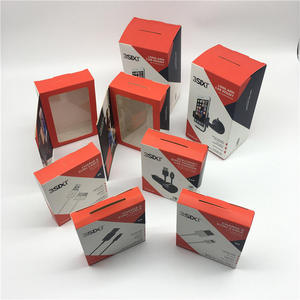 Caja Colgante Plegable Reciclable para Auriculares Inalámbricos con Ventana, Empaque Personalizado para Productos - Product Image 2