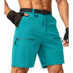 Shorts de randonnée cargo pour hommes de qualité export, respirants, pour aventures en plein air, fournisseur de logos personnalisés - Product Image 1