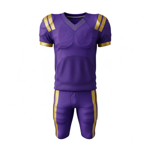 Uniformes de Fútbol Americano Personalizados, Camisetas Sublimadas para Equipos, Venta al Por Mayor, Transpirables, para Adultos, Secado Rápido, Absorción de Humedad - Product Image 1