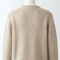 Pull en cachemire et laine pour homme, col rond, tricot vintage, tricot d'hiver