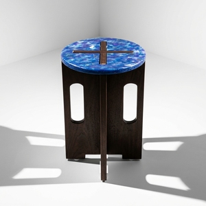 Recycled <b>Plastic</b> Modular Stackable Modern Minimalist <b>Stool</b> Furniture-Eco-Friendly Sustainable Living Room and School Use - Product Image 1