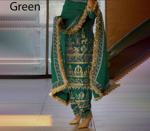 ชุดปากีสถานชุดสูท Eid ramzan พิเศษ salwar kameez ชุดสำเร็จรูปแบบดั้งเดิมสำหรับงานแต่งงานและงานเฉลิมฉลอง - Product Image 1