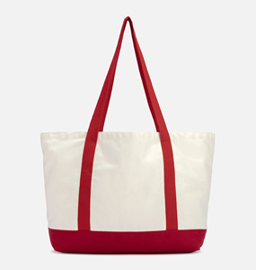 Printed Cotton Tote Bag Light Blue Eco Friendly Woven Adjustable Washable Large Capacity - Product Image 3