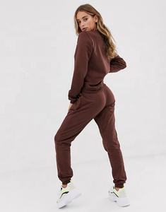 Sudadera con capucha de algodón de alta calidad unisex, chándal de invierno con logotipo bordado personalizado para mujer, chándal para correr y chándal para niñas - Product Image 2