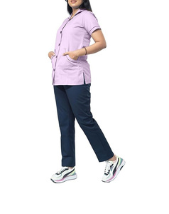 Nueva Moda 2026, Uniformes Médicos de Verano al por Mayor, Unisex, Manga Corta, Spandex, Poliéster, Conjuntos de Uniformes Médicos de Color - Product Image 3