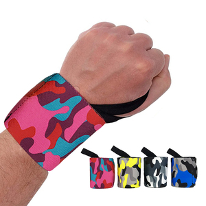 Bandes de poignet de haute qualité pour la musculation, en nylon, personnalisées, avec bandage, très élastiques, réglables, confortables, équipement professionnel - Product Image 1