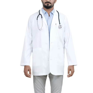 Blouse de laboratoire médicale anti-acide 100 % coton, unisexe, fabriquée au Pakistan - Product Image 3