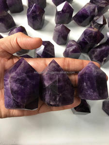Torre de Cristal de Amatista Púrpura Natural, Obelisco Tallado, de Alta Calidad, Hecho a Mano, Tamaño Personalizado, Piedra de Sanación Reiki - Product Image 3
