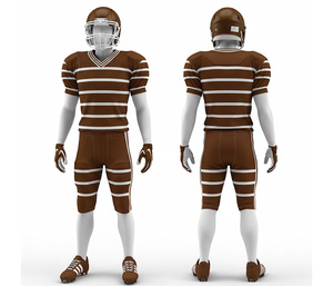 Uniforme de Fútbol Americano Elite, Ropa Deportiva con Sublimación Completa, Conjunto de Fútbol para Equipo |   Ropa Deportiva Transpirable de Poliéster - Product Image 3