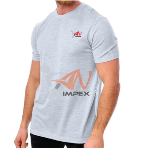 Camiseta Moderna para Hombre 100% Lana Merino Superfina, Transpirable, de Secado Rápido, Anti-olor, Deportiva, Cómoda, Corte Regular, Manga Corta - Product Image 1