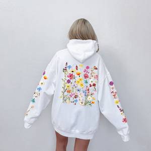 Logotipo Personalizado Bordado con Impresión en Relieve, 100% Algodón, Secado Rápido, Ecológico, Alta Calidad, Talla Grande, Ropa Urbana para Mujer - Product Image 5