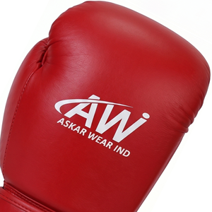 Askar Wear Ind Boxing Gloves 12 Oz Leather <b>Velcro</b> Closure Breathable Adult Training Gear - Product Image 5