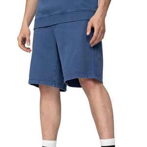 Custom Men's High Waist Drawstring Closure Cotton Sports <b>Shorts</b> Comfortable Canvas Sweat <b>Shorts</b> Running Solid Sportswear - Product Image 1
