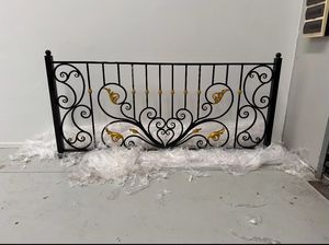 ราวระเบียงและราวบันไดเหล็กดัดและสแตนเลส ดีไซน์โมเดิร์นโบราณ หรูหรา สำหรับวิลล่า พร้อมรับประกัน 1 ปี - Product Image 5