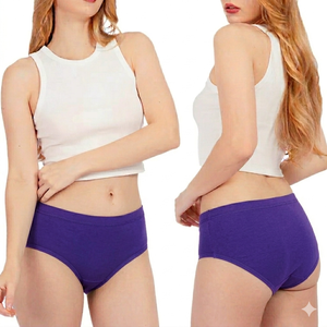 Braguitas Modernas para Mujer, Estilo Hipster, ODM, Transpirables, Tejido Suave, Elásticas, Ajuste Relajado, Cobertura Total, Uso Diario, Sensación Suave - Product Image 1